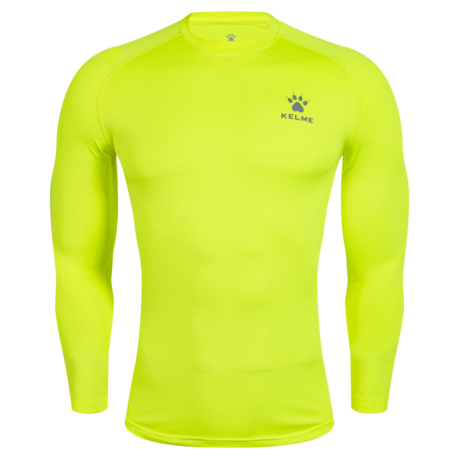 KELME Camiseta de compresión para hombre, manga larga, atlética, para entrenamiento, correr, deportes