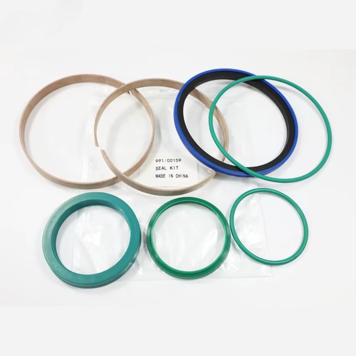 Compatible with JCB Backhoe NO 991-00159 Hydraulic Cylinder Seal KIT 60MM Rod X 120MM (991-00159)