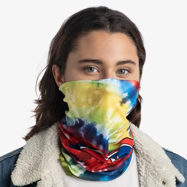 Image of BUFF Original EcoStretch Neck Gaiter, UPF 50 Sun Protection, Breathable, Versatile, Quick Dry, Multi-Colored, Adult Size
