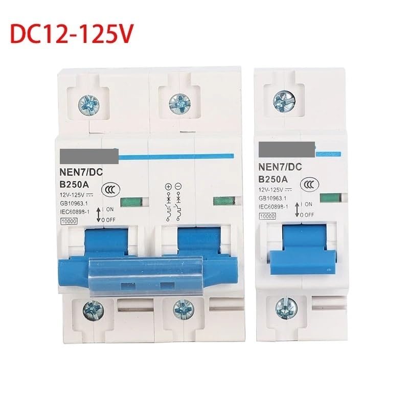Salvavita Riarmo Automatico 1 pz 12V 24V 36V 48V 60V 72V 96V 120V DC Interruttore automatico Celle 80A 100A 125A 150A 200A 250A(2P,80A)