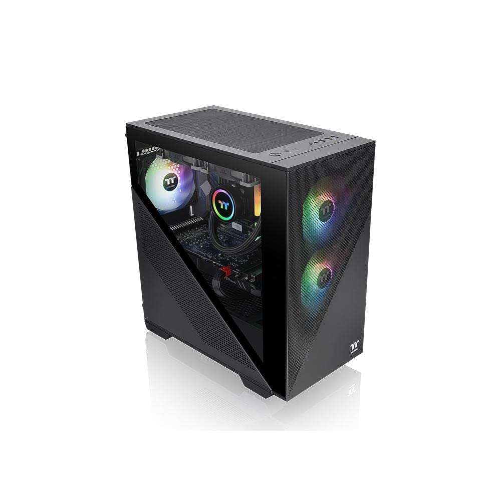 Thermaltake Divider 170 TG ARGB  ケース Amazon.co.jp: Thermaltake Divider 170 TG ARGB Black ミニタワー型PC