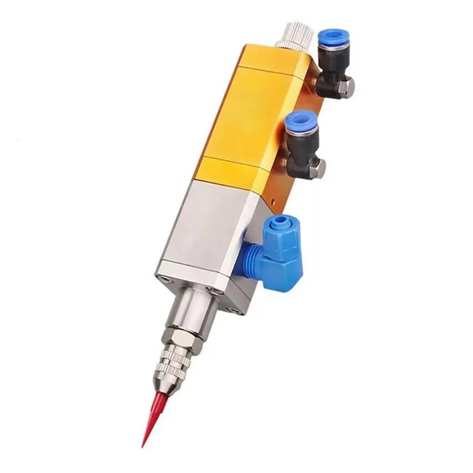 LEOTNNDQ SY-31 Glue Valve Backsuction Pneumatic Glue Dispensing Machine Anti Drip Silicone Valve UV Glue Valve(Nut interface)