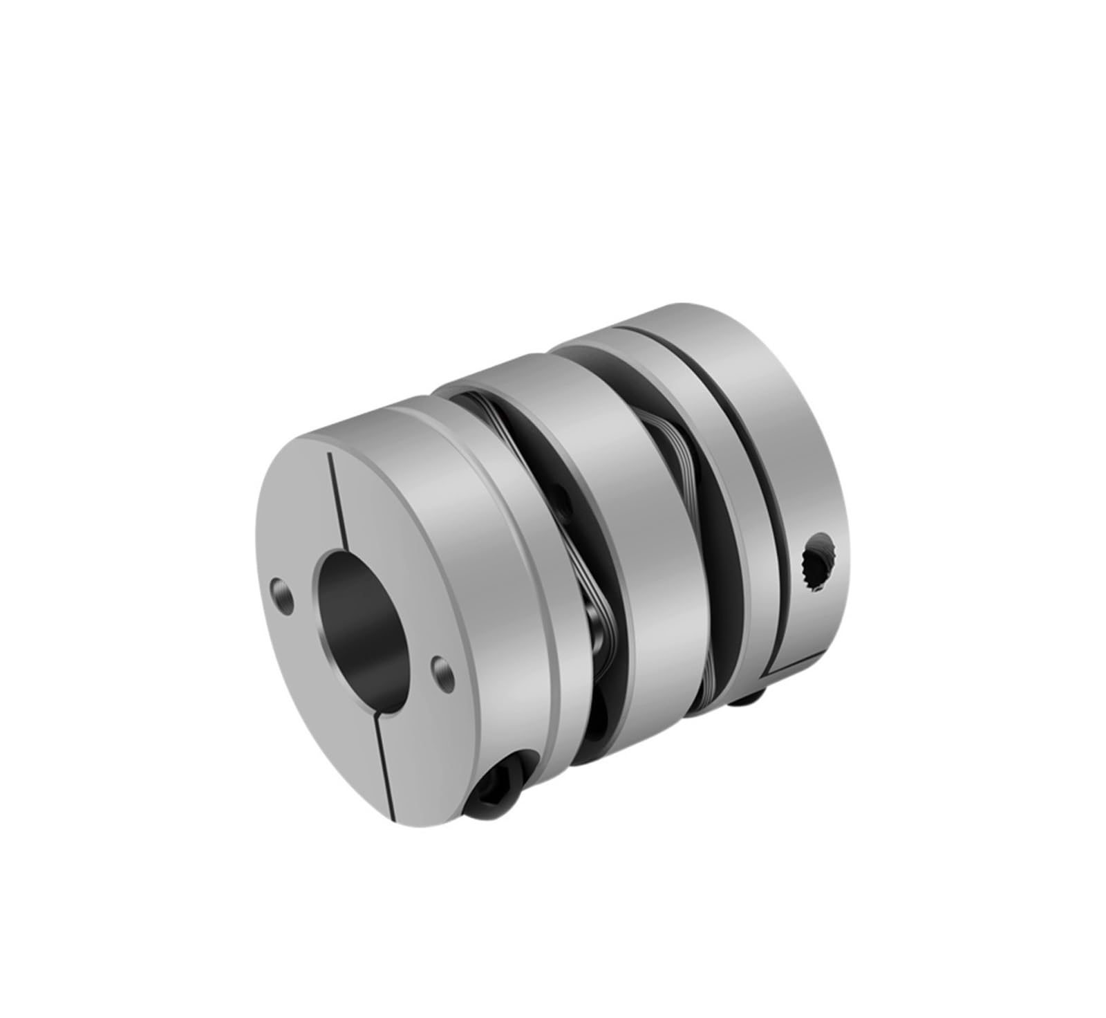 Rigid coupling,Stainless steel rigid coupling 1pcs D39L49 Aluminum Alloy Double Diaphragm Coupling Elastic Connector Ball Screw Step Servo Motor Encoder Computer(10X14)