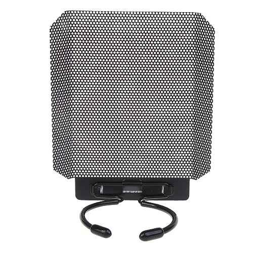 GRABLOOM Pop Filter Anti-Plosive Noise Shield Eliminates and Hisses Three-Layer Steel Mesh with Attachment Points Microphone Pop Shield