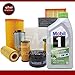 KIT TAGLIANDO CON 4 FILTRI MISTI (FILTRO OLIO, FILTRO ARIA, FILTRO CARBURANTE E FILTRO ABITACOLO) + 6 LITRI DI OLIO MOTORE MOBIL 1 ESP 5W30
