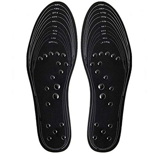 Accupressure Insoles for Men and Women Acupressure Magnetic Insoles for Feet Massage Foot (2 Pairs)