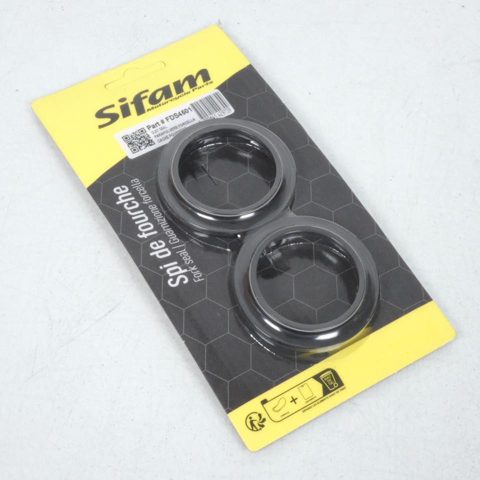 Cubierta de polvo de horquilla Sifam para Husqvarna 250 WR (1992-1994) de 45x57.3x6/13mm