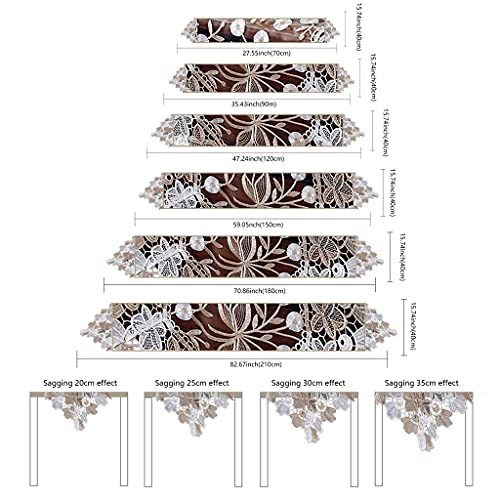 Écharpe de commode brodé pour mariage et tables de réception - 4