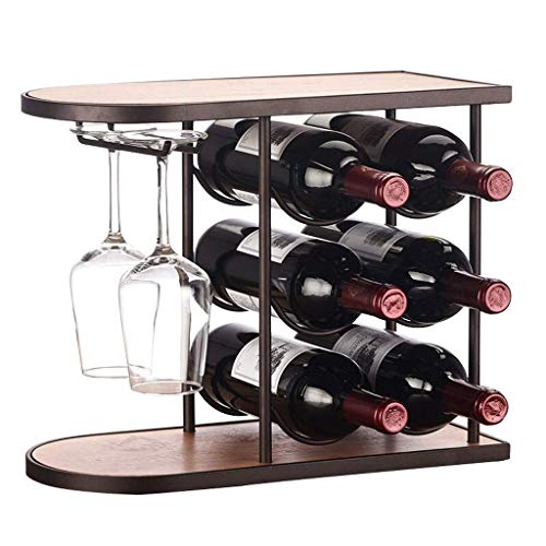 Soporte para botellas creativo para 6 unidades miniatura 1