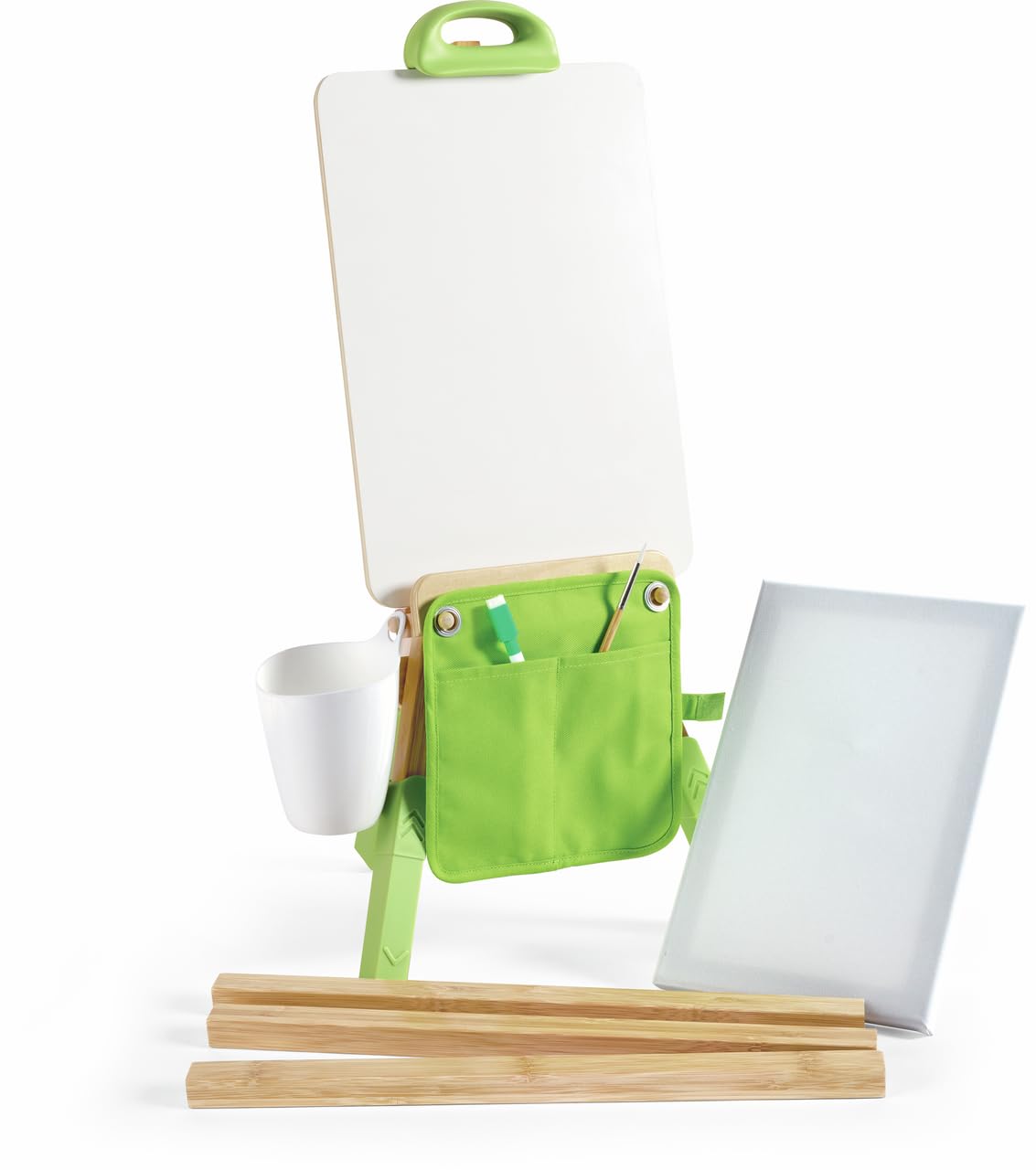 Hape Cavalletto Portatile in Bambù – Creatività Ovunque