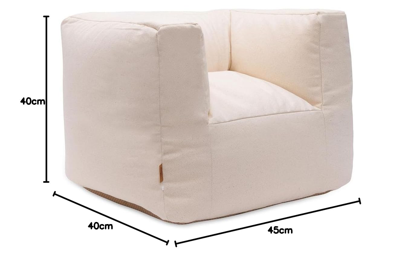 Jollein 028-543-68021 Fauteuil pour Enfant en sergé Beige