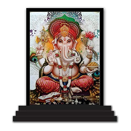 Ganesh Ji 1219 figurine de tableau de bord de voiture et temple maison