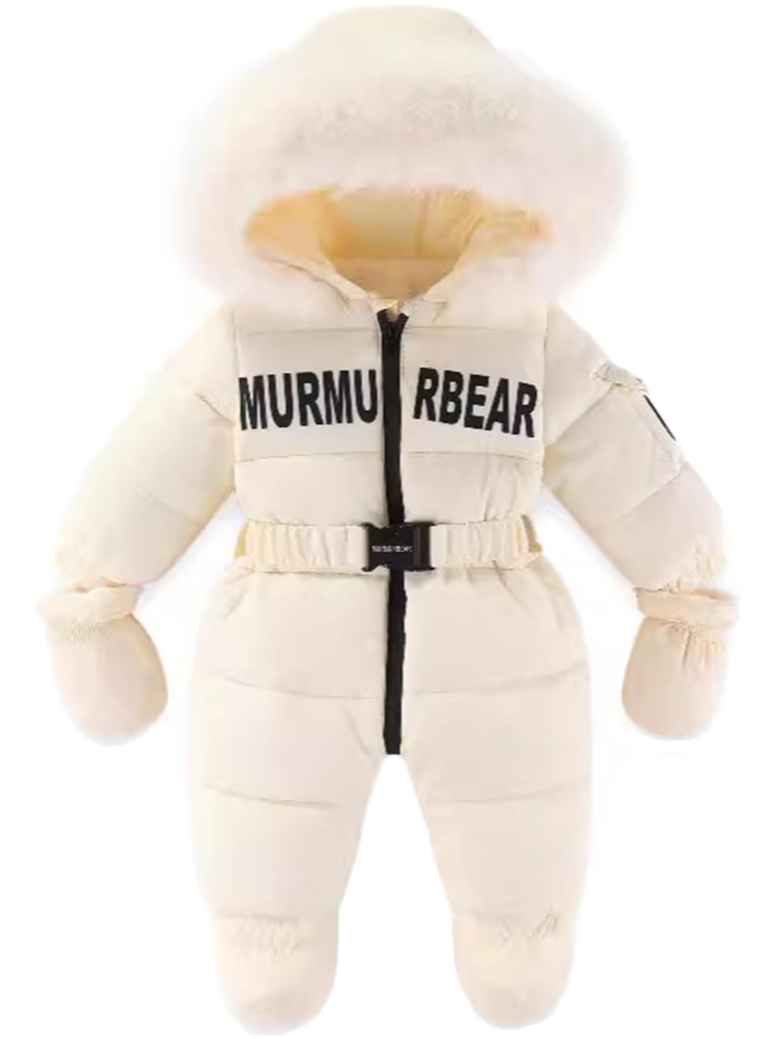 JELEUON Baby Infant Kids Boys Girls Winter Warm Coat Romper Outwear Hooded Snowsuit Ski Jacket Jumpsuit