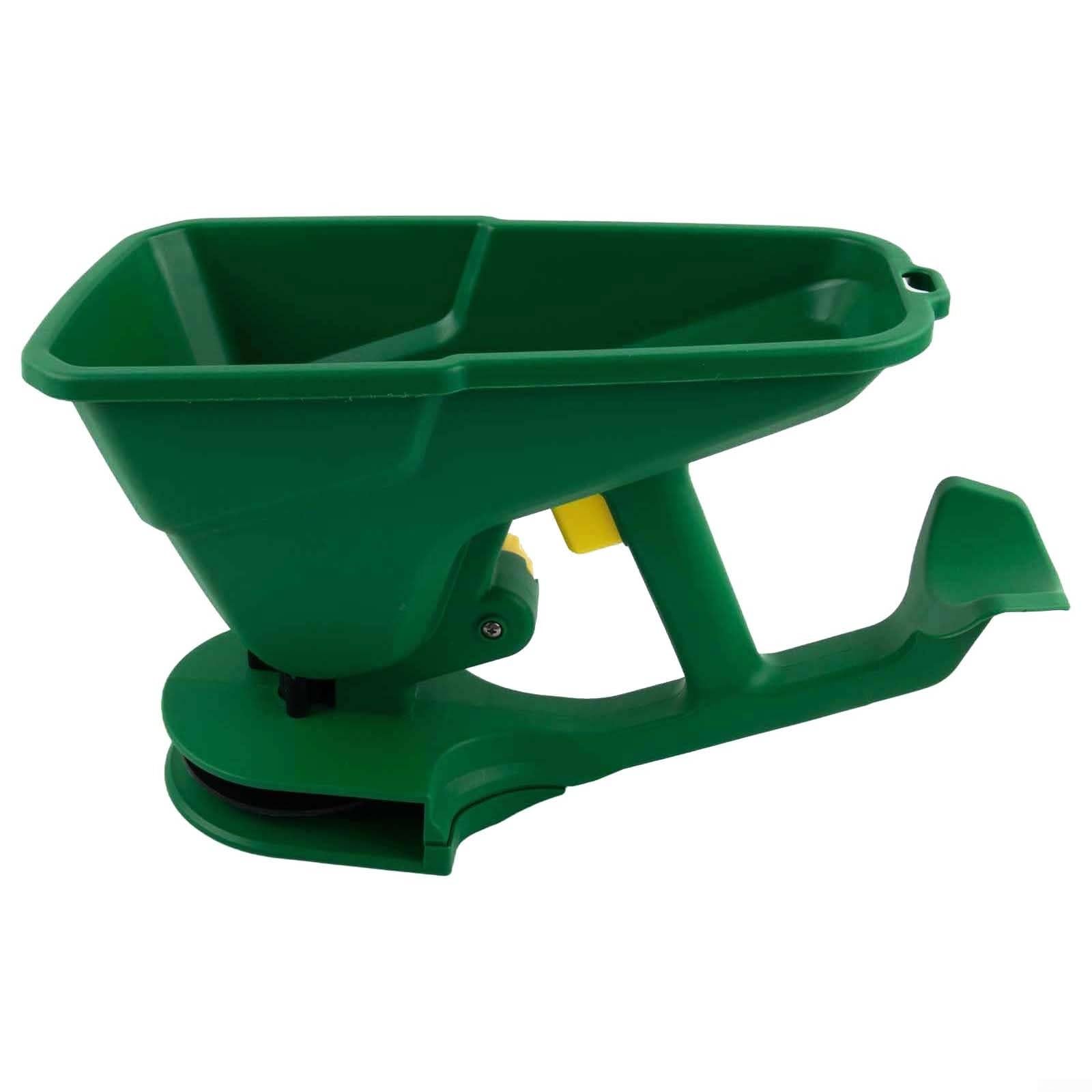Spandiconcime manuale da giardino, strumento di semina manuale per prati e serre, per costruzioni in polipropilene, verde
