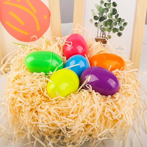 yumcute 200g Raffia Geschreddertes Papier Füllmaterial für Pakete, Geschenkfüllung Papierschnitzel Raffia, Füllmaterial für Geschenkbox/Körbe, Party Hamper, Geschenkverpackung Deko(Gold)