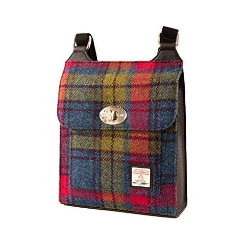 maccessori Harris Tweed Blue/Pink Satchel Bag Cover