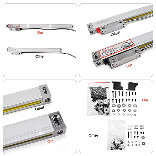 ToAuto 2 Axis Glass Scale DRO Kit