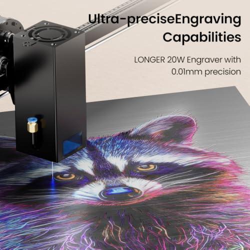 Image of LONGER Ray5 20W Laser Engraver, Laser Cutting Machine for Wood Metal