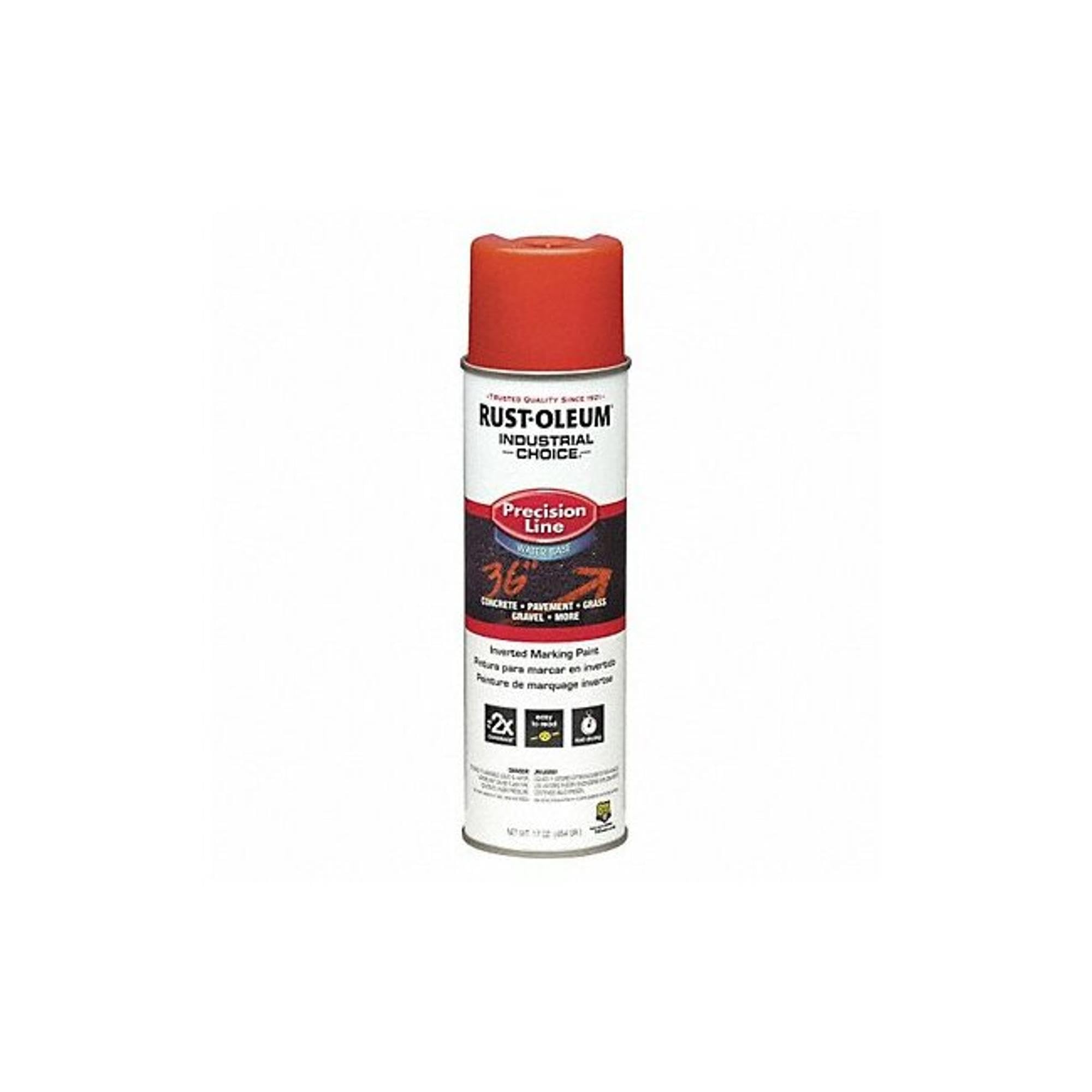 Rust-Oleum Industrial Choice M1800 System Water-Based Precision Line Marking Paint 17oz