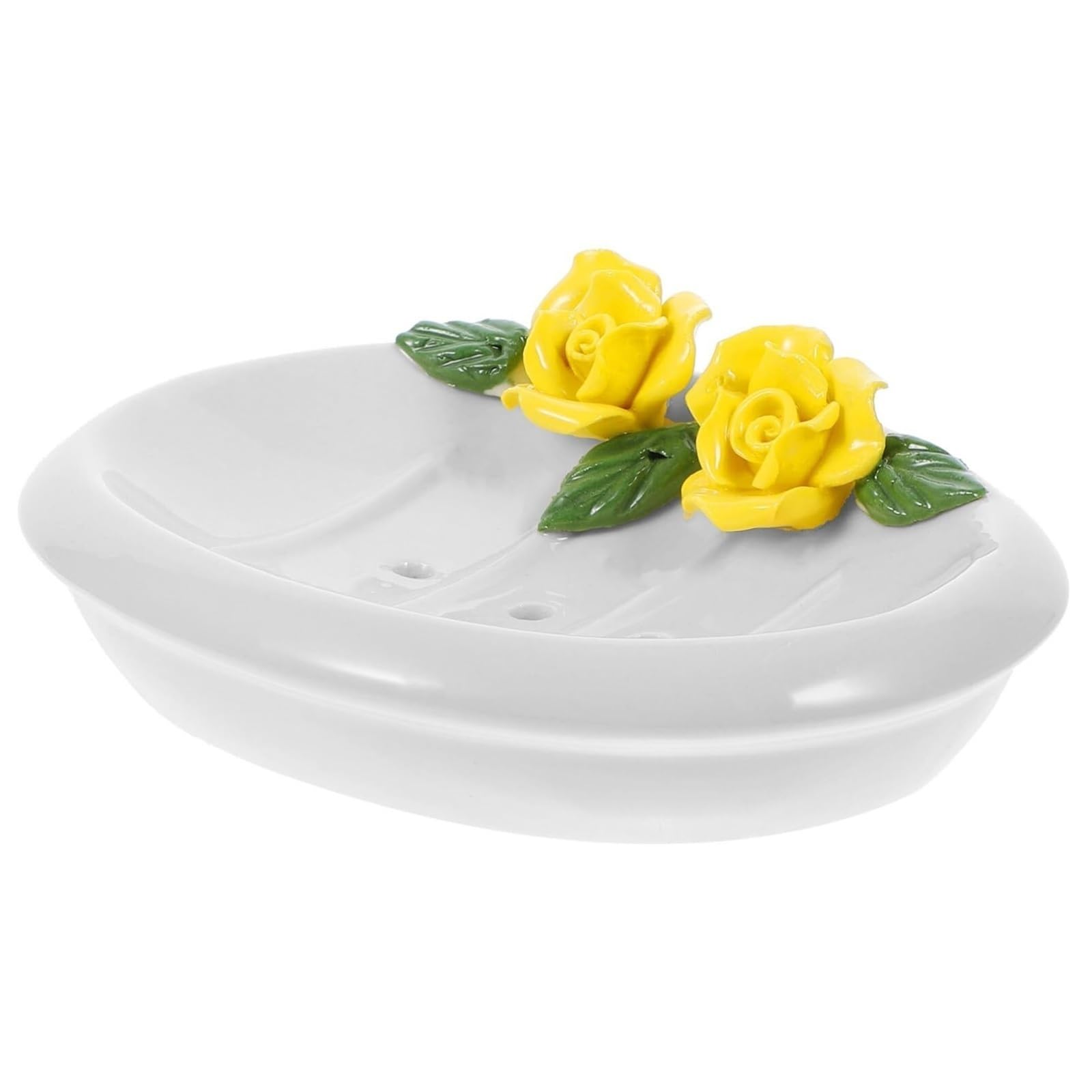 Qyleee One Color Holder For Shower Adorable Soap Dish Drainage Design Cute Style Holder For Bathroom Kitchen Countertop Stand For Kitchen
