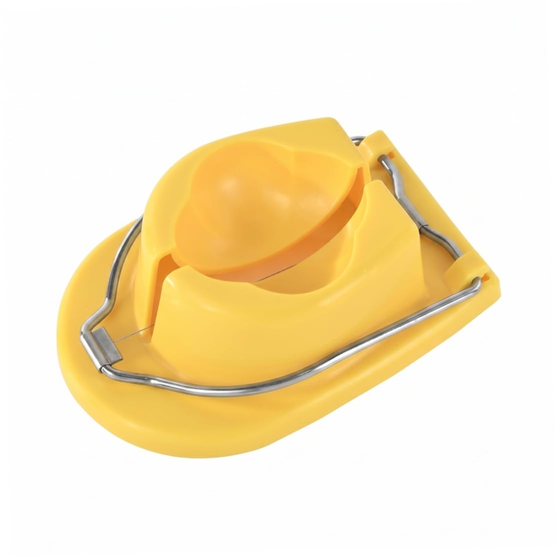 Sjfbebsy Egg Cutter, Hard Boiled Egg Slicer, 3-In-1 Cutter with 304 Stainless Steel Wires, Kitchen Tool for Eggs & Eggs, Yellow - Boiled Slicer