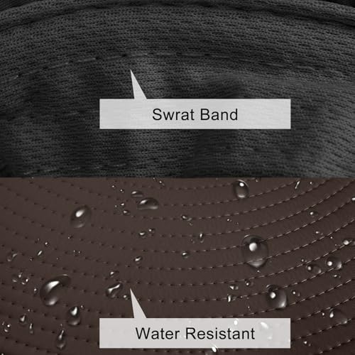 Image of Sun Hats for Men Women Fishing Hat UPF 50+ Breathable Wide Brim Summer UV Protection Hat