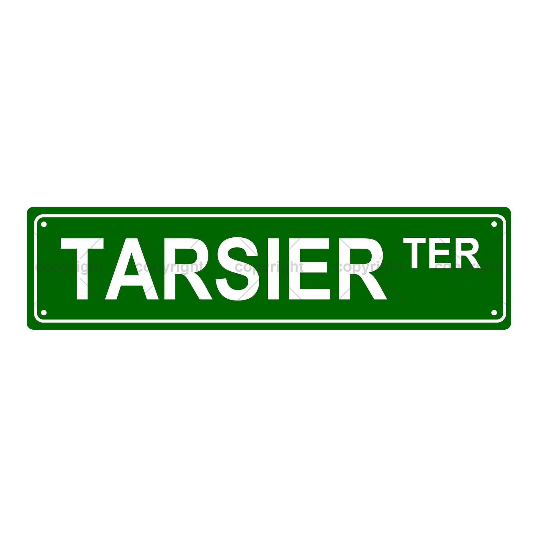 Tarsier TER Animal Metal Tin Street Sign Bar Cafe Garage Cave Home Room Wall Bathroom Farmhouse Garden Porch Patio Decor,4x16 Inch
