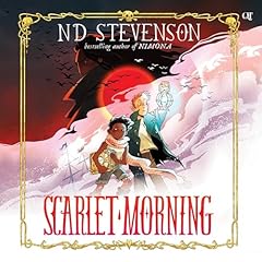 Scarlet Morning Audiolibro Por ND Stevenson arte de portada