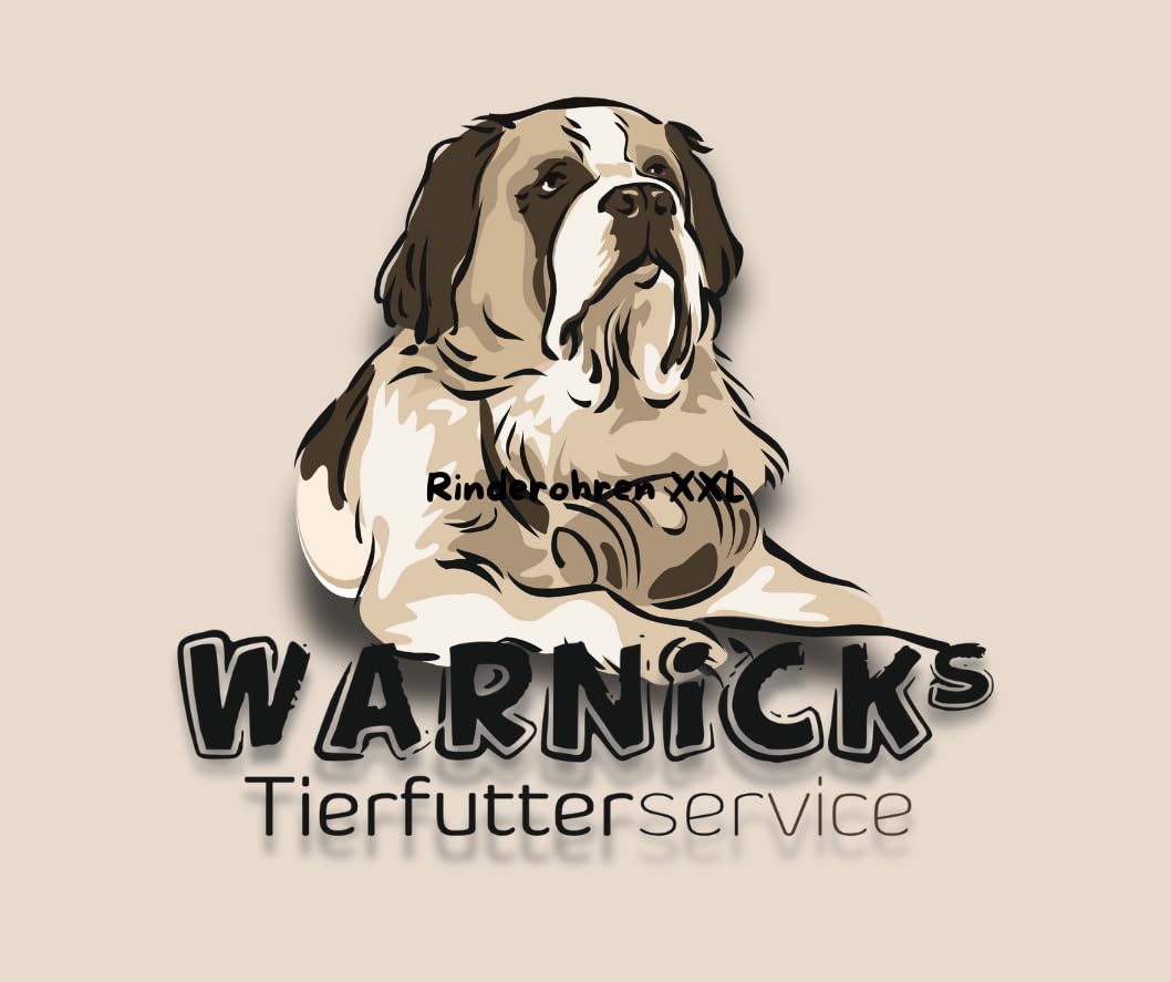 Warnick's Hundesnack Kauchips aus Büffelhaut - 5 kg (5 x 1 kg) | Kauchips aus Büffelhaut ca. 12-15 cm - Hart & fettarm - Zur Zahnpflege - Für kleine bis große Hunde, ohne Zusätze