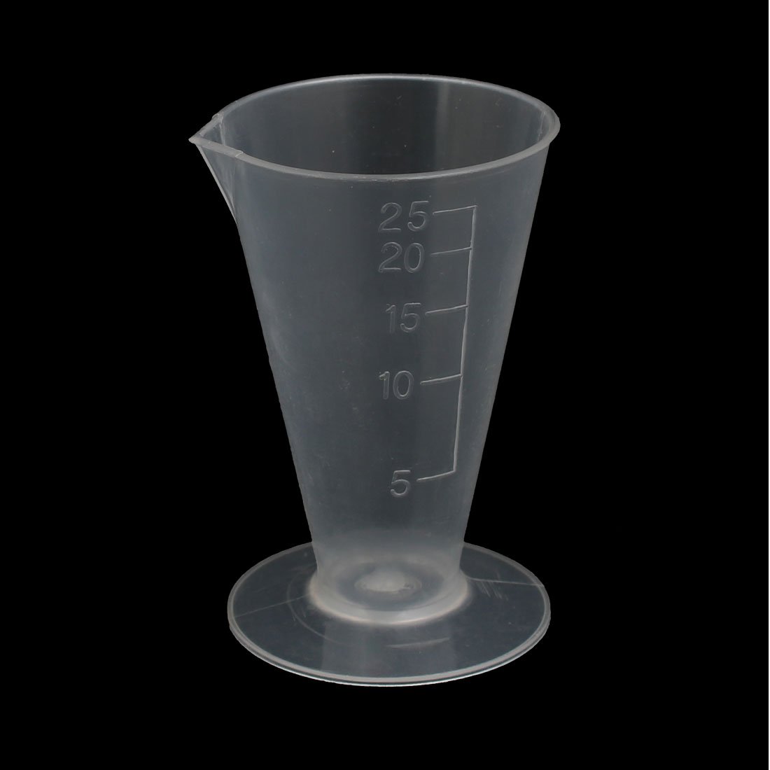 Aexit 5PCS 25ml Gauge Laboratory Water Liquid Testing Beaker