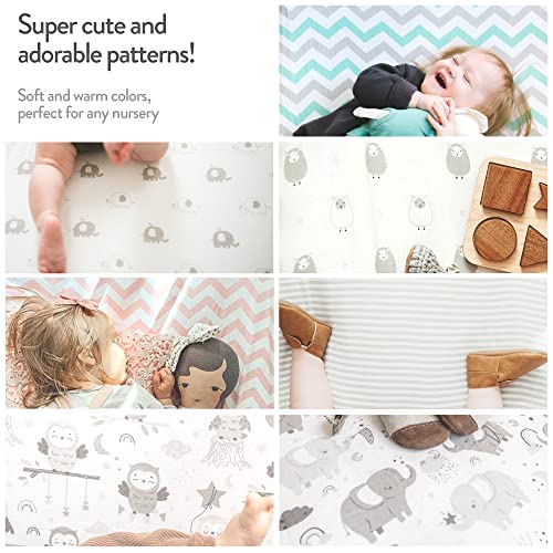 Cuddly Cubs 2438MELANGE Fitted Pack And Play Sheets Compatible Ith Graco Pack N Play And Other 27 X 39 Inch Playard Mattress Pad thumb #4