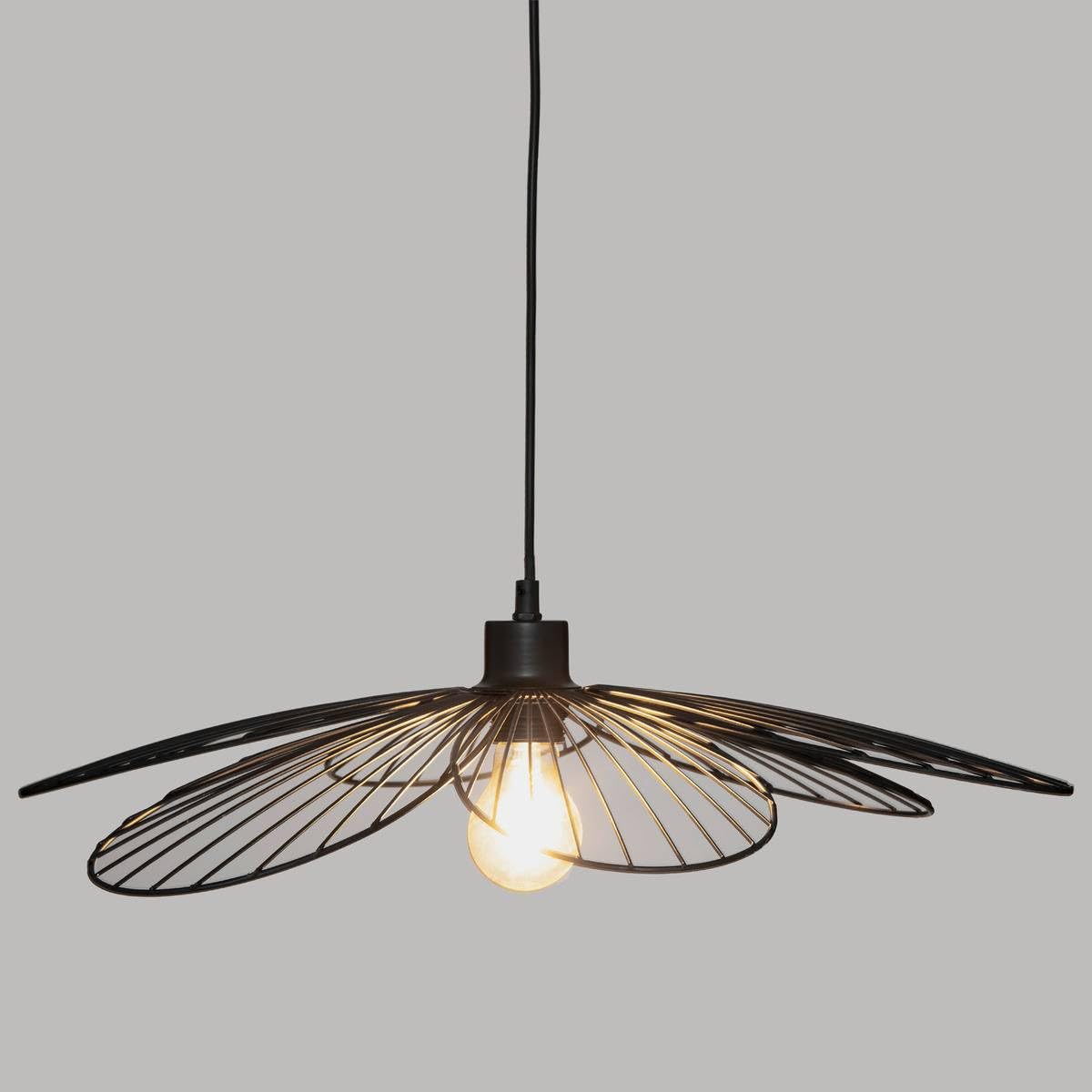 Atmosphera - Suspension Fleur - métal - noir - D57 cm