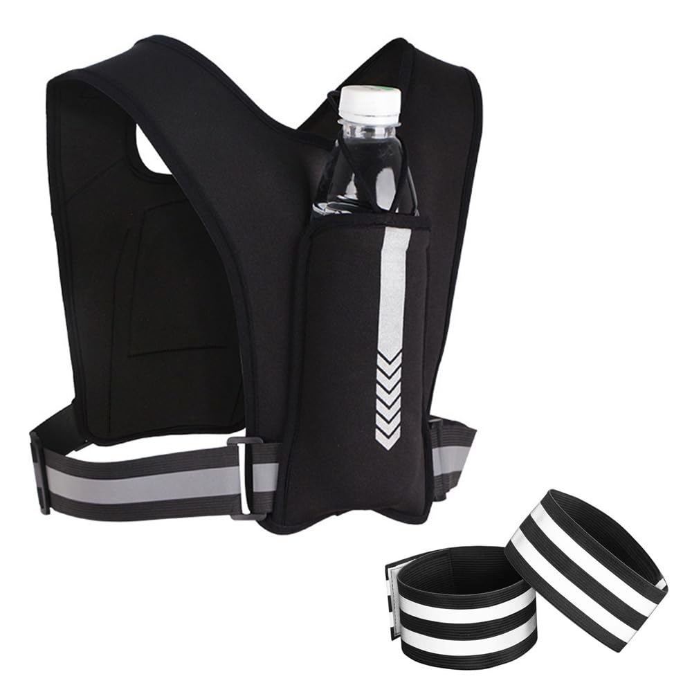 DZOZO Running Vest with Phone Holder, Water Bottle Pocket & Chest Pouch Bag โ image 1