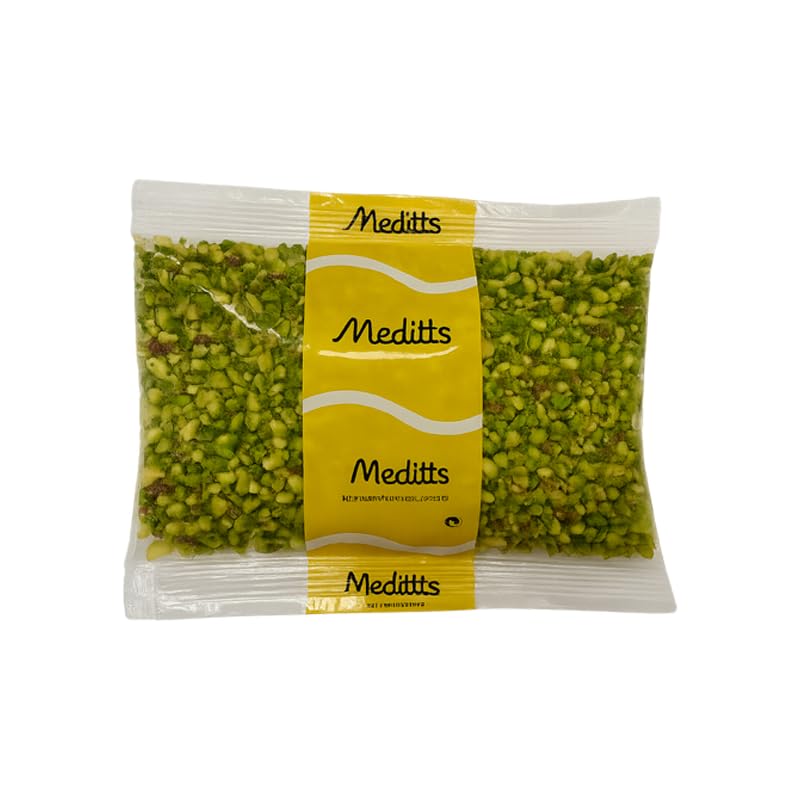 Meditts - Granillo de Pistacho 200 gr | Trozos de Pistacho Natural | Perfecto para Repostería, Ensaladas y Cocina | 100% Natural | Sin Aditivos | Rico en Proteínas y Fibra | Ingrediente Versátil