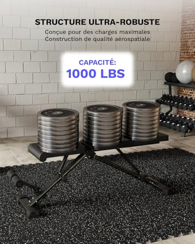 AIRHOP Banc de Musculation Réglable et Amélioré – Banc Multifonction Pour Un Entraînement Complet Du Corps, Pliable Avec Gain De Place, Adapté Aux Home Gym Et Aux Studios De Fitness – Image 6