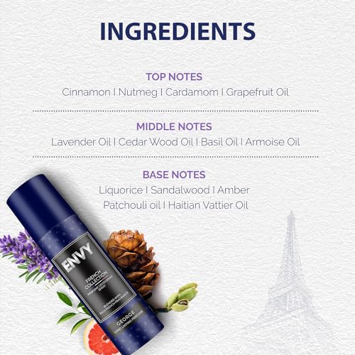 Image of ENVY Arnold & George Deodorant For Men -120 ML Each, Pack of 2 | Long Lasting Deodorant Fragrance Scent
