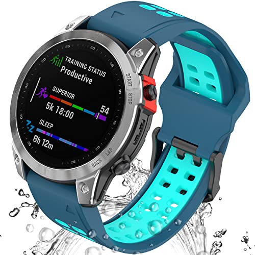 Bracelet sport Garmin Fenix 7S Miimall en silicone pour vos randonnées et sessions natation