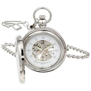 Charles Hubert 3850 Mechanical Picture Frame Pocket Watch