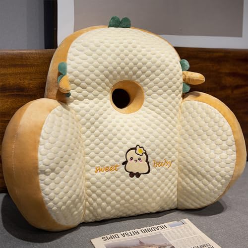 XFNWT Coussin de Lecture Multifonctionnel 2 en 1 avec Soutien Lombaire Complet et Coussin câlin Amovible pour Le lit, Le canapé, la détente et Les...