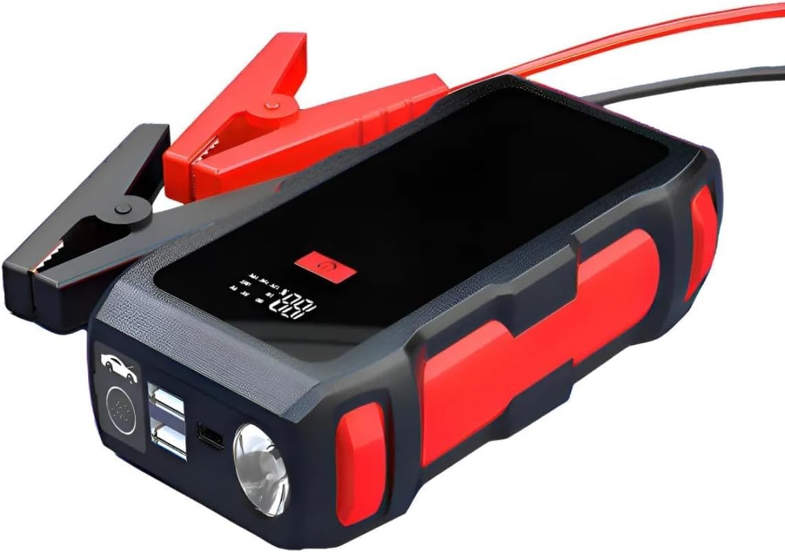 Auxiliador de Partida Portátil 12000mAh 12V para Carro e Moto Auxiliar de Partida