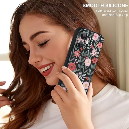 Image of ZIYE for iPhone 17 Case Pink Flower Pattern Phone Case