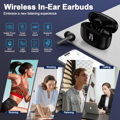 Ououdee S42 True-Wireless Earbuds with ENC & 60H Battery — view 7