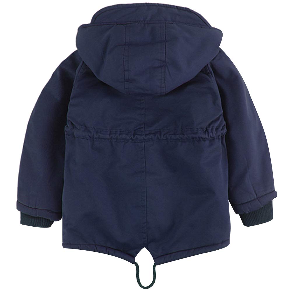 amropi Garçon Hiver Manteau Parka Blousons avec Capuche Doublure Polaire 3-9 Ans