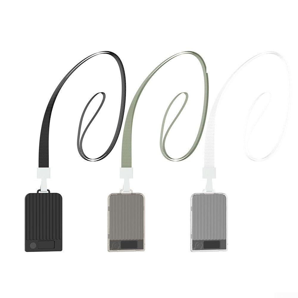 Étui de protection pour ordinateur portable Plaud Note/Plaud Note Pro AI, support magnétique, cordon de serrage, gris