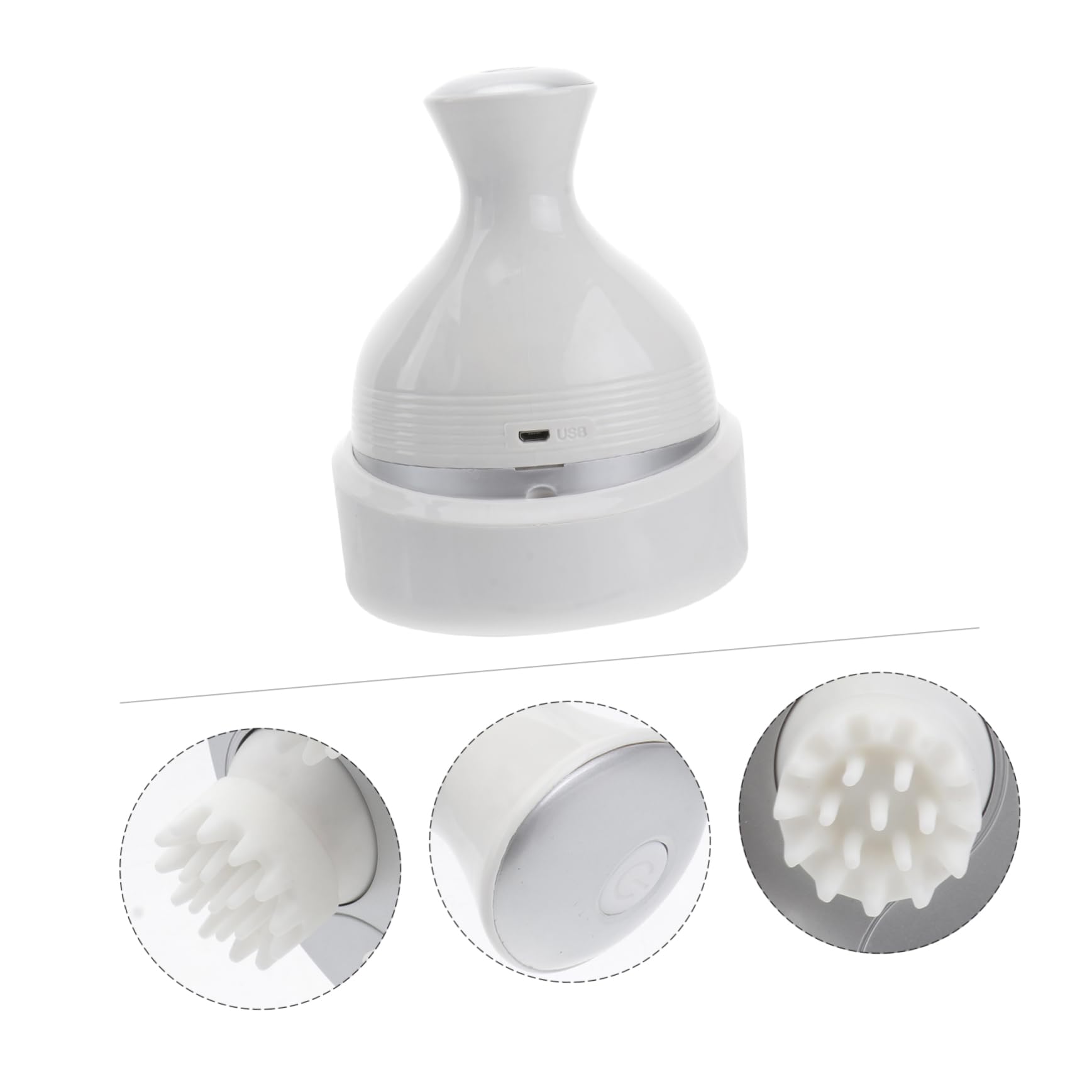 Toddmomy Massaggiatore Elettrico Per Animali Domestici Massaggio Profondo e Relax Per Gatti e Cani Ricaricabile Usb Design Omnidirezionale Giocattolo Divertente Accessorio Per Benessere