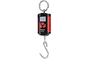 Digital Hanging Luggage Scale Portable AAA Battery-Powered Accurate Crane Scale for Heavy Items