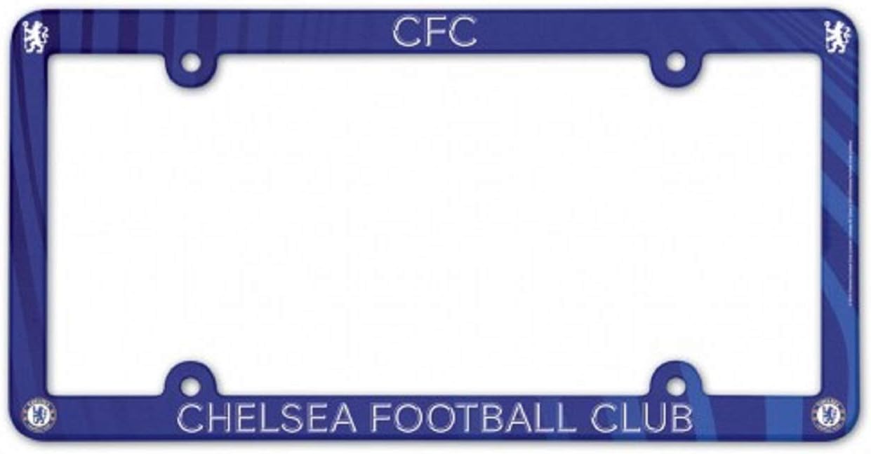 Chelsea Fc Official Soccer Plastic License Plate Frame (12 inch x 6)