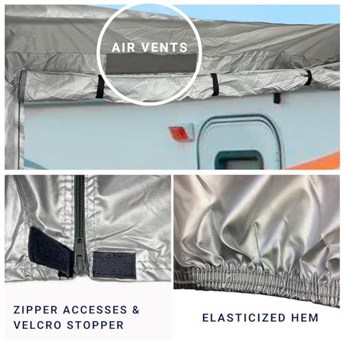 ShieldAll Ultimate Class C RV Cover, Waterproof UV