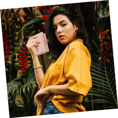 Healifty Fashionable Small Clutch Wallet for Women Lightweight PU Cute Coin Purse with Ample Storage Compact Ladies Clutch for Outdoor Shopping and Travel Practical Card Holder Accessory4