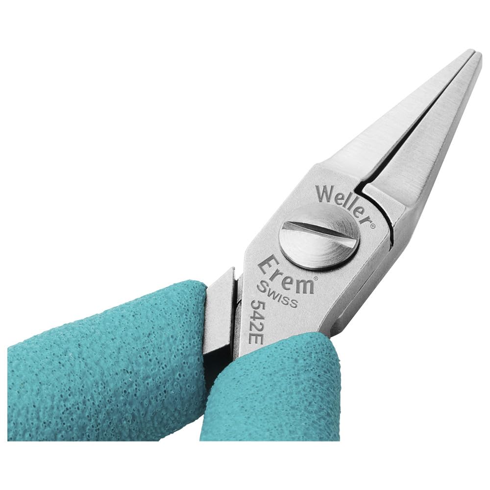 Erem 542E ESD Pince plate à mâchoires fines Longueur de l'outil 120 mm